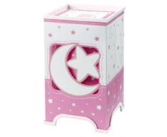 Dalber 63230S - Lámpara de Mesa Led diseño de Luna, color Rosa