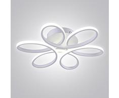 Lámpara LED de techo - HomeLava 50W Lámpara de Techo Moderna para Salón/Comerdor/Habitaciones,Color Blanco (Blanco Frío)