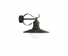 Massive 01816/01/42 Palermo - Aplique de pared para exteriores (60 W, 230 V), color negro