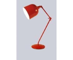 Aluminor MEKANO LT R - Lámpara de escritorio, color rojo