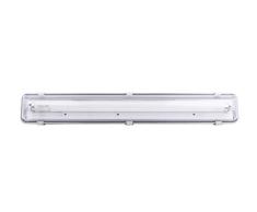 Airfal S2101 Luminaria estanca, IP65, policarbonato, 14 W, Transparente, 66,4 x 10 cm