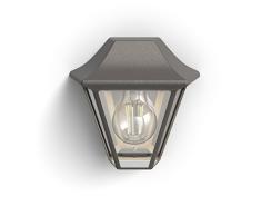 Philips Lighting myGarden Aplique marrón, E27, IP44, iluminación exterior, resistente a la humedad y la intemperie, 42 W, sin bombilla