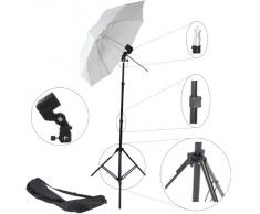 Kit Profesional Estudio Foto DynaSun W963S Trípode Portalampára Paraguas para Lampara Antorcha Flash