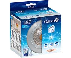Garza Lighting - Foco Downlight LED empotrable COB direccionable, aluminio, luz cálida 3000K