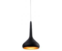 Firstlight - Lámpara de techo (funciona con 1 barra de luces led de 8 W), color negro y dorado