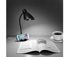 Lámparas de mesa plegable, Juning LED lámpara de escritorio, lámpara de mesa plegable regulable de control táctil LED de 3W, 3 niveles de brillo, las enfermeras del ojo lámpara del libro para niños