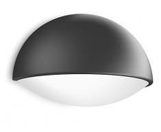 Philips myGarden Dust - Aplique para exteriores LED, luz blanca cálida, 3 W, equivalente a 27 W, IP44, color antracita