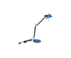 Artemide Tolomeo Micro E14 Azul lámpara de mesa - Lámparas de mesa (Azul, Aluminio, IP20, E14, 1 bombilla(s), 46 W)