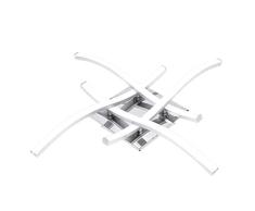Galapara Lámpara de Techo con 4 Ramas de luz LED, 24W Luz de Techo Cocina Living Dormitorio Lámpara Colgante Moderna para Dormitorio Lámparas de Salón Techo para Sala