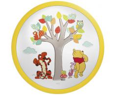 Philips Disney Winnie The Pooh - Plafón, iluminación interior, luz blanca cálida, bombilla led de 4 W, plástico, color naranja