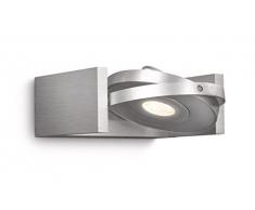 Philips Ledino Particon, Aplique con 1 foco, LED, 1 x 4.5 W, 220 V, color gris