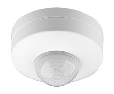 Wentronic 96007 detector de movimiento - Sensor de movimiento (Alámbrico, Passive infrared (PIR) sensor, 12m, 220 - 240V, 0,71W, 0,74W) Color blanco