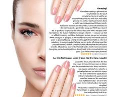 Kit Profesional LED Mylee para barniz de uñas, 4x colores MYGEL, capa superior e inferior, lámpara LED de curado convexo Mylee PRO Series, Prep & Wipe, removedor de gel (Negro)
