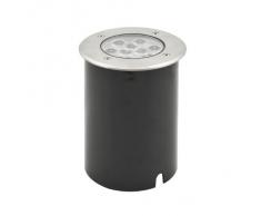 Konstsmide 7921-310 B - Lámpara LED de Suelo empotrada (14,5 x 19 x 14,5cm, IP65, Acero Inoxidable, Cristal Transparente)