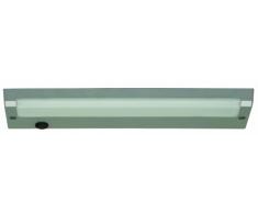 Paulmann 75009 Function WorX - Lámpara para parte inferior de armarios (8 W, G5, 230 V, plástico), color titanio