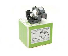 Alda PQ-Premium, Lámpara de proyector para EPSON EB-140W, EB-410W, EB-410WE, EMP-400, EMP-400E, EMP-400W, EMP-410W, EMP-410WE, EMP-822, EMP-822H, EMP-83 Proyectores, lámpara con Carcasa
