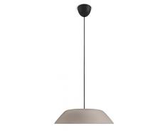 Philips myLiving Fado - Lámpara colgante, LED, luz blanca cálida, 4,5 W, 15000 h, 3,35 cm, color gris