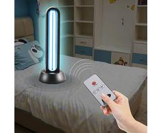 Lámpara de esterilización UV Lámpara germicida ultravioleta integrada con ozono desinfección del tubo de cuarzo Desinfectante LED UV-C portátil para el área de mascotas del inodoro del refrigerador38W