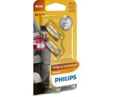Philips 12961B2 Vision - Bombilla W5W para indicadores (2 unidades)