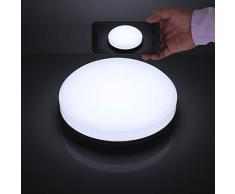 Lamparas de Techo LED 15W IP44 1600lm Plafón LED Moderno Redondo Blanco frío 6000K para Habitacion Cocina Comedor Pasillo Redondo Salón Baños Dormitorio