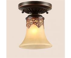 JJ LED moderno plafones YL candelabros ilumina el LED Colgante Vintage lámparas de techo Classic lodge rústico Vintage Retro Linterna , Comedor Salón Dormitorio blanco cálido-(220V-240V).