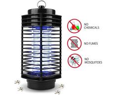 iweed Lámpara Antimosquitos Electrico Mata Mosquitos Moscas Insectos Polillas Control de Insectos UV LED Lámpara Mosquitos Interior y Exterior