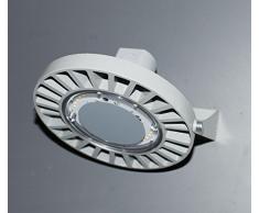 Lámpara de inundación LED lámpara foco luz bombillas luz LED IP 65, gris 6.00 wattsW, 220.00 voltsV