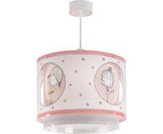 Dalber Sweet Dance Lámpara infantil colgante con diseño bailarina, rosa