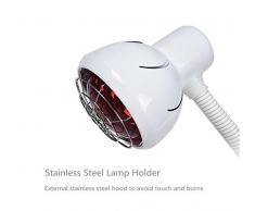 NEEDED Y Infrarrojos lámpara de calor alivio del dolor tratamiento eficaz ir calefacción lámpara de pie regulable w masaje artritis fisioterapia salón de belleza