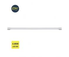 REGLETA LED CON TUBO 1X18W T8 4.000K LUZ DIA 1800 LUMENS EDM