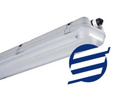 REGDUO – Regleta – Caja Tubo LED T8 1200 mm doble,