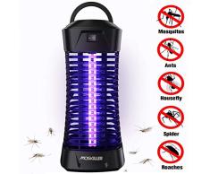 seenlast Lámpara Antimosquitos Electrico, Luz UV Lámpara Repelente Zapper de Mosquitos Moscas, Trampas para Insectos Mosquito Killer para Mata Mosquitos Insectos Polillas