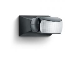 Steinel 600419 - Detector de movimiento infrarojo IS 1 negro, sensor de movimiento para dentro y fuera con 120° ángulo de detección, perfecto para fachadas, entradas principales, jardines o patios