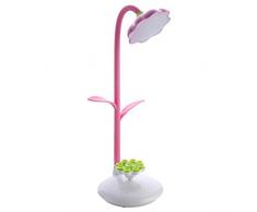 Mia nbaoshu Dimmbare verde LED Lámpara de escritorio para niños, Noche Lámpara de mesa con sensor táctil, per USB recargable de lectura flexible y 360 grados giratorios de soporte móvil
