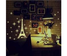 Xzfddn Una Decoración De Pared De Productos Domésticos Para Dormitorio De Niños Luminaria Fluorescente De Estrellas Brillantes