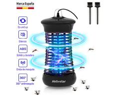 Aktivstar Lámpara AntiMosquitos, Mata Mosquitos Electrico Mosquitos Killer, UV Luz Lampara para Mosquitos Polillas, Moscas, Insectos