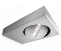 Philips Ledino Pheasant - Aplique, LED, iluminación exterior, IP44, color gris