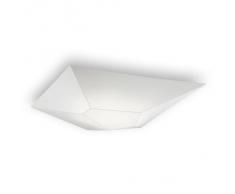 Lampara de techo/pared coleccion Halley (100 x 100 cm) tela elastica lavable, color blanco