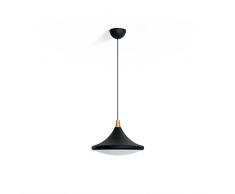 Philips myLiving Hook lámpara colgante E27, iluminación interior, 60 W, negra