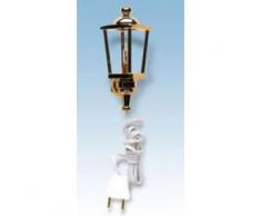 ARTESANÍA LATINA 12943. APLIQUE PARED EXTERIOR DORADO, CASAS DE MUÑECAS