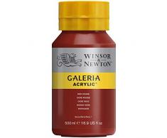 Winsor & Newton Galeria - Lámpara de pared (acrílico), Ocker rojo, 500ml - Acrylfarbe