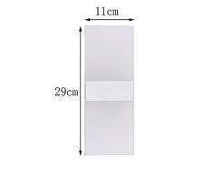 Unimall Apliques de La Pared 6W LED Lámpara de Pared de Bañadores de Pared Focos de Aluminio y Luz Decorativa Empleada en Lugar Interior (Blanco Frío)