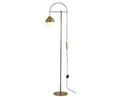 LICIDI Lámpara de pie LED lámpara de pie clásica Curva Bola atmosférica con lámpara de araña Sala de Estar Dormitorio Estudio salón de Ahorro de energía lámpara de pie Junto a la Cama