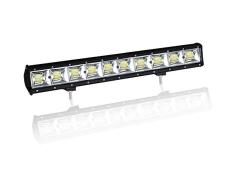 Barra de luz de Trabajo LED de 22 Pulgadas 480W con Doble Fila, luz de Trabajo 10D, Luces de Carretera para 4WD 4x4 camión Coche Pickup Barco antiniebla lámpara Flood Beam