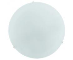 EGLO Mars iluminaciÃ³n de pared Apto para uso en interior Blanco E27 60 W - LÃ¡mpara (Cepillado, 1 bombilla(s), 60 W, E27, IP20, Blanco)