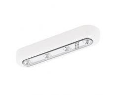 Eglo 94687 LED de iluminación Armario baliola de plástico con Touch interruptor plástico, color blanco/cromo