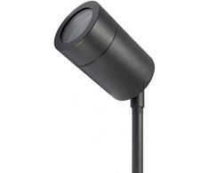 Long Life Lamp Company foco para clavar en luz para exteriores, 5 unidades negro GU10 IP65