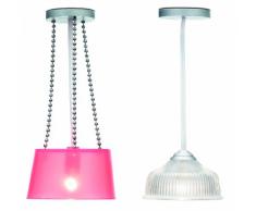 Lundby L606036 - Juego de 2 lámparas de techo para casa de muñecas Smaland