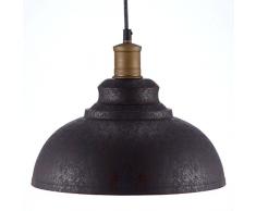 BAYCHEER Vintage lámpara colgante en color marrón oxidado E27 einflam mige Altura Regulable