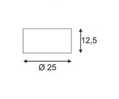 Slv surface - Luminaria spot 1800lm 48 led 3000k blanco